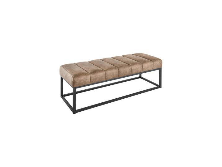 Sitzbank „Petit Beaute“ Samt Taupe Invicta Interiors