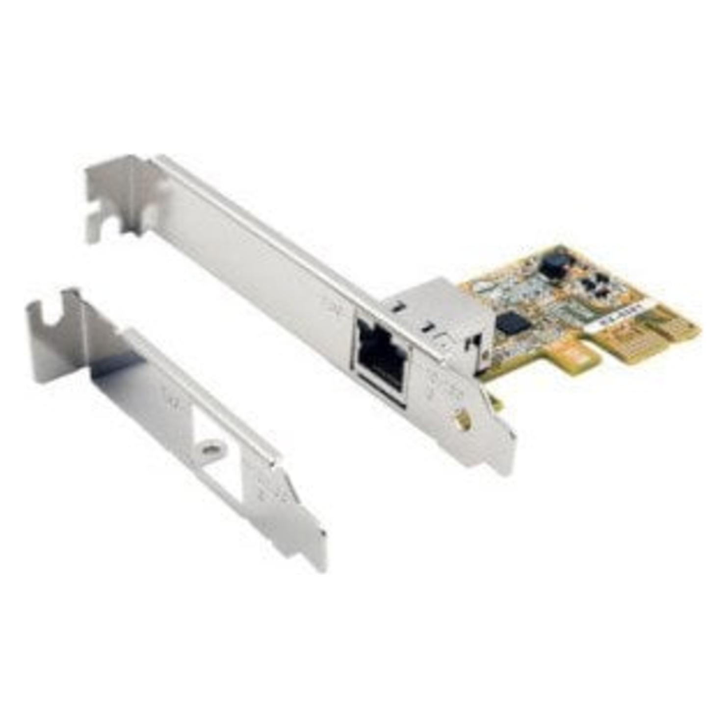 Exsys PCI-EXPRESS Ehternet Karte 1 Port inkl.LowProfileBügel,RealtekChipsatz (PCI-E x1) (EX-6081)