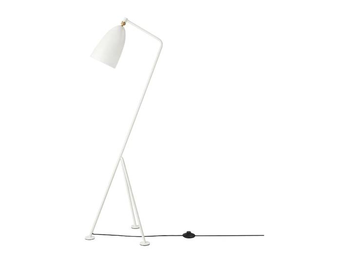 GUBI Lampadaire Gräshoppa brillant Blanc d albâtre'