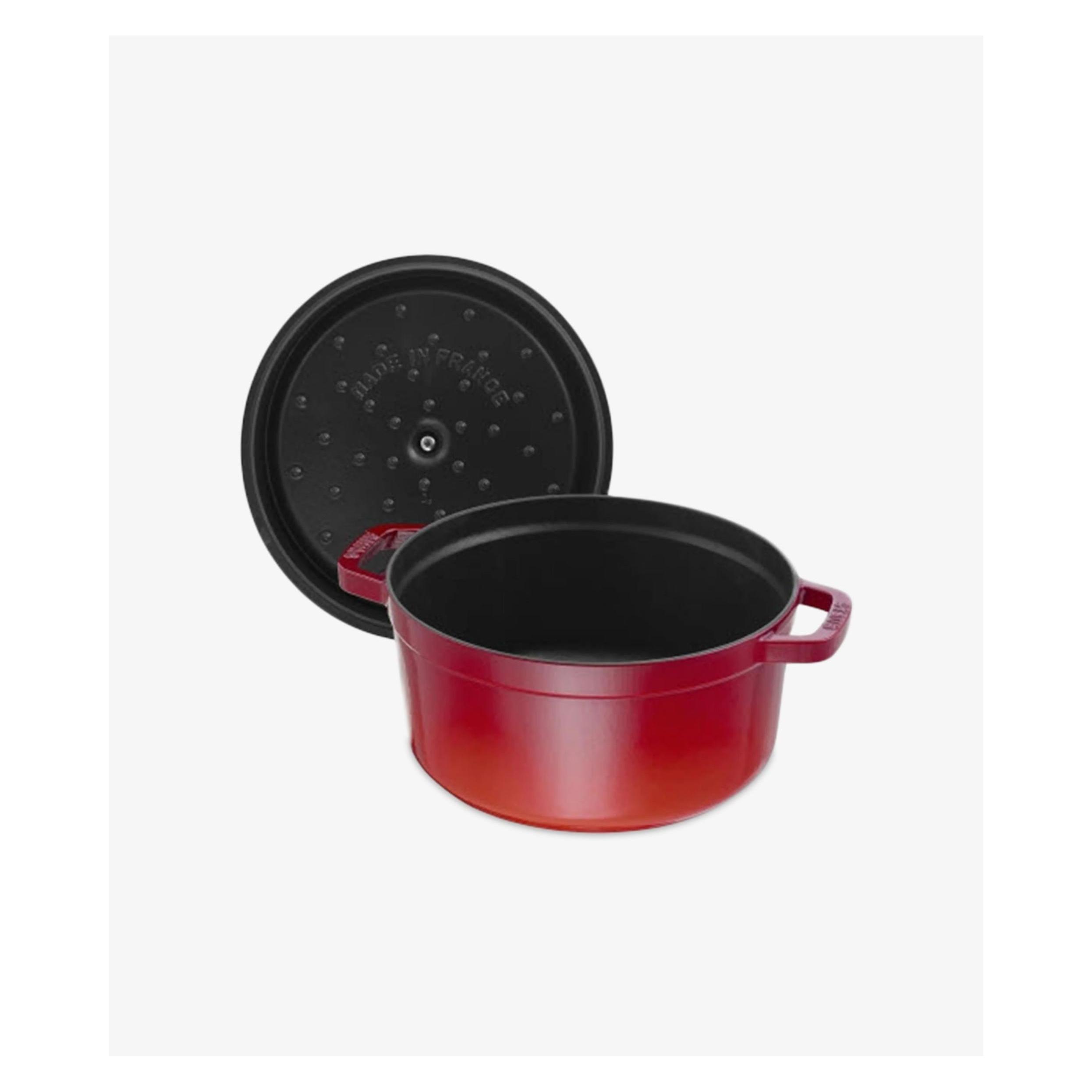 Staub Cocotte (Bräter + Schmortopf, Emaille, Gusseisen, 18 x 12.60 cm) (40509-814-0)