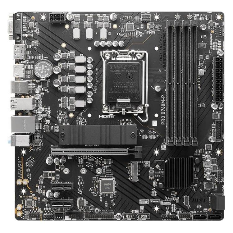 MSI PRO B760M-P (LGA 1700, Intel B760, mATX) (7E02-009R)