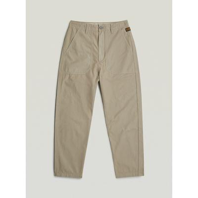 Wirkhose G-STAR "Pilot Cropped Hose", Damen, Gr. 28, beige (light toggee gd), Obermaterial: 80% Baumwolle, 20% Baumwolle, Hosen