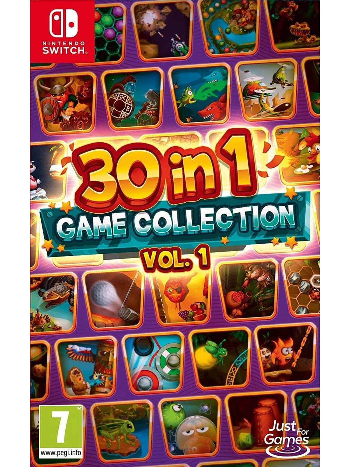 30-in-1 Game Collection: Vol. 1 (Code in a Box) - Nintendo Switch - Party - PEGI 7
