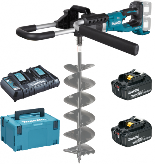 Makita DDG461Z  - Akku-Erdbohrer- 18Vx2 5 Ah - Bohrspitze nicht im Lieferumfang