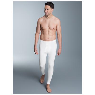 Lange Unterhose TRIGEMA "TRIGEMA Lange Unterhose im Doppelpack", Herren, Gr. 10, 2 Stk., weiß, 100% Baumwolle (Bio-Baumwolle kbA), Unterhosen Unterhose Unterwäsche Multipacks Lange Unterhose