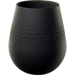 Carre Manufacture Collier Noir Vase 14,5 cm