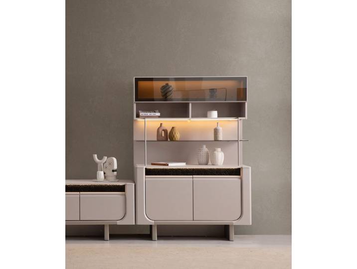 JVmoebel TV-Schrank Beiger Holzschrank von JVMoebel mit eleganter Optik und Stauraum (1er Set)