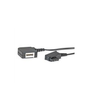ROTRONIC-SECOMP Telefonverlängerungskabel TAE-F M bis W 6 m ungeschirmt Schwarz (11.04.2565)