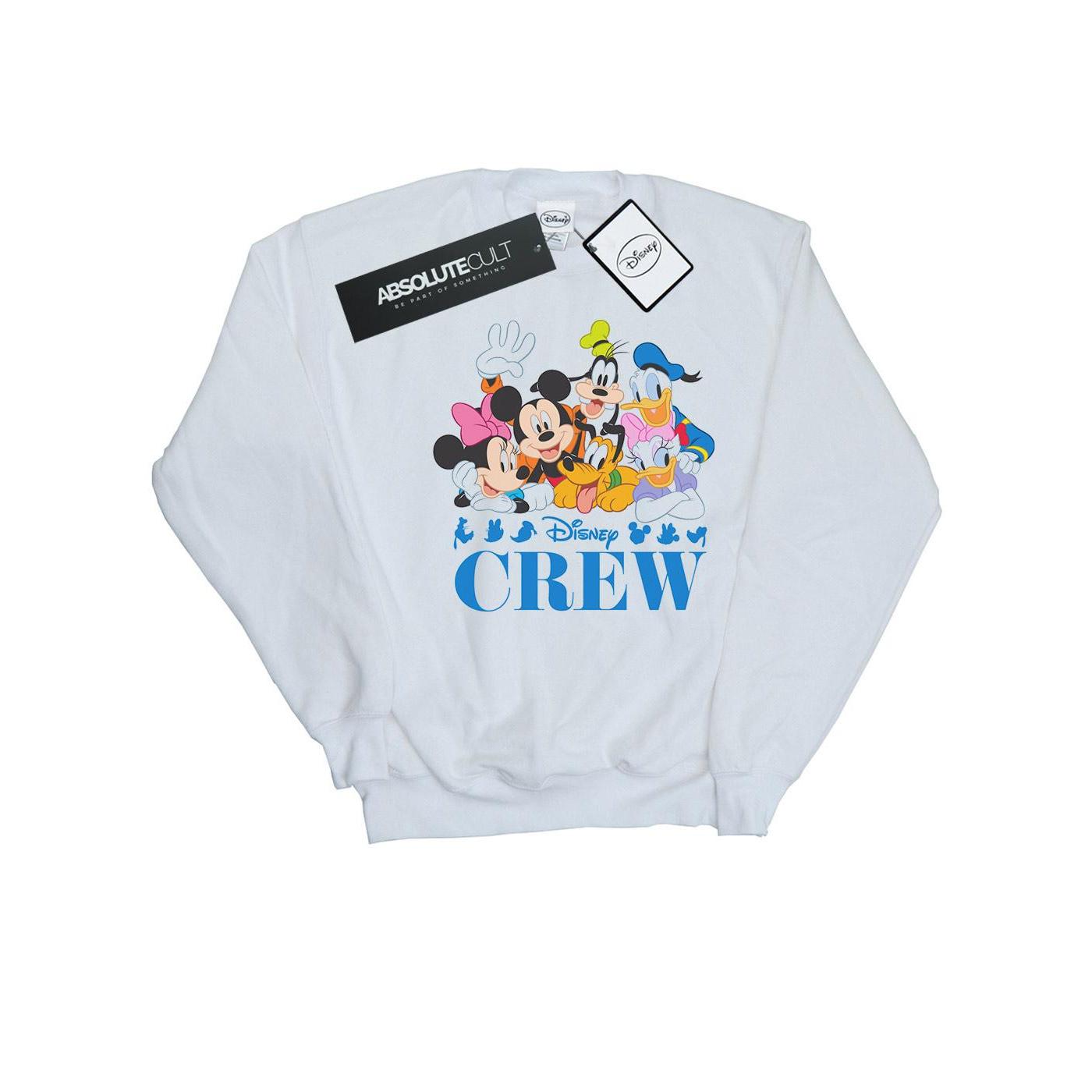 Disney Meisjes Mickey Mouse Disney Vrienden Sweatshirt (Wit)
