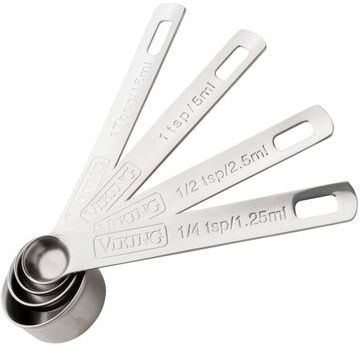 Viking 4pc Stainless Steel Measuring Spoon Set