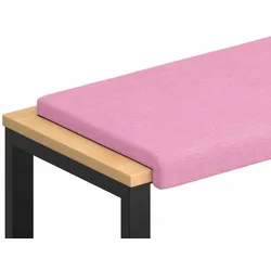 vidaXL Bankkissen Stoff Rosa Tiefe 35 cm