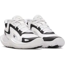 UNDER ARMOUR Jet '25 Basketballschuhe Kinder 100 - white/black/black 39