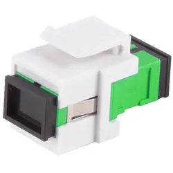 LWL-Keystone Verbinder Simplex SC-SC UPC grün