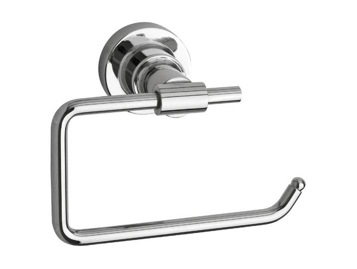Toilettenpapierhalter TESA Luup , silber (silberfarben), B:14cm H:10,5cm, Metall, Toilettenpapierhalter, Toilettenpapierhalter