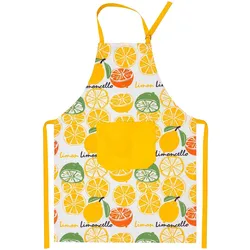 Kracht Küchen Textilien Limoncello Baumwoll Schürze bedruckt 90x70 cm bunt - bunt
