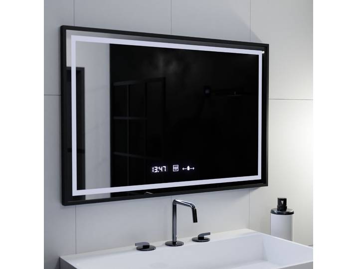Miroir Led Rectangulaire 120x80 Desembuage Thermometre Gradable