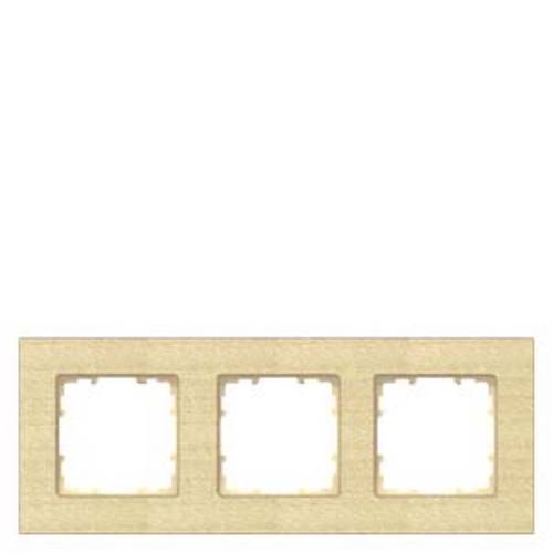 Siemens DELTA miro Rahmen 3-fach Echtmaterial Holz Holzart ahorn Abmessungen 232x 90mm 5TG11033