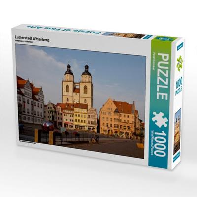 CALVENDO Puzzle Lutherstadt Wittenberg 1000 Teile Puzzle quer | 1000 Teile Lege-Größe 64 × 48 cm Foto-Puzzle für glückliche Stunden