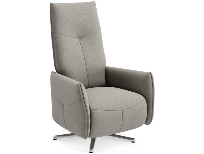 Relaxsessel Jura rauchgrau Stoff T 158 B 73 H 112 cm - Möbel Konfigurator: Traummöbel individuell zusammenstellen