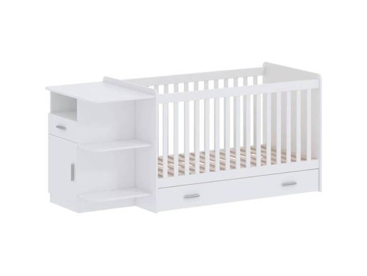 Cabino Meegroei Ledikant Met Lade Sydney Wit 70 x 140 cm