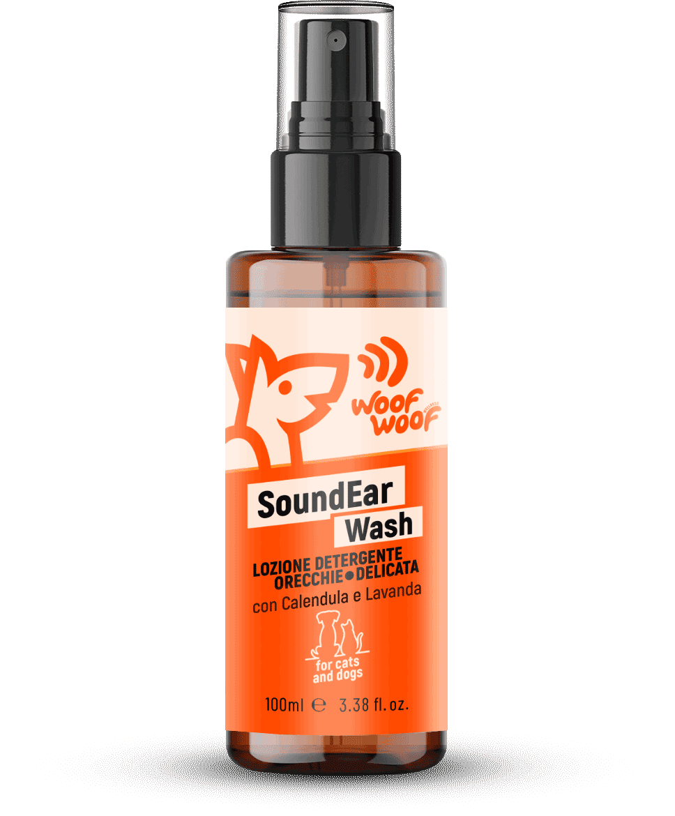 Woof Woof SoundEar Wash Lozione Detergente Cane e Gatto 100ML