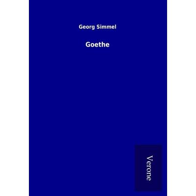 Goethe, Taschenbuch von Georg Simmel, BoD - Books on Demand