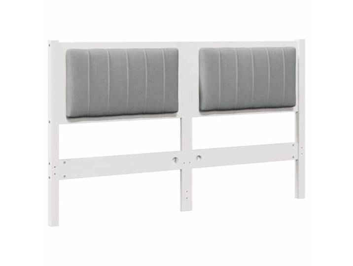 KTHLBRH Kopfteil gepolstert, weiß, aus massivem Kiefernholz Modernes Design, Polyestergewebe, veredelte Rückwand, pflegeleicht, vielseitig für jeden Raum