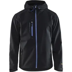 Softshelljacke "4949" - XL - 802 schwarz/blau