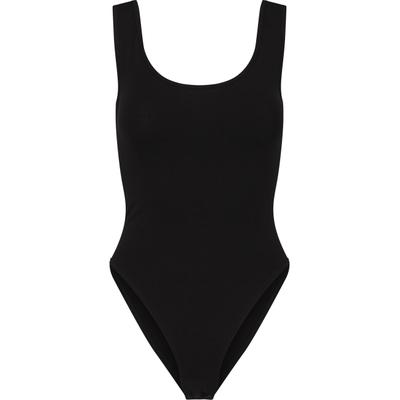Body URBAN CLASSICS "Urban Classics Damen Ladies Organic Tank Body", Damen, Gr. 4XL, US-Größen, schwarz, 95% Baumwolle, 5% Elasthan, Bodys Body