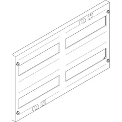 ABN FAO22N Abdeckplatte 500x300mm 2FB/2RE offen, Reihenabstand 150mm