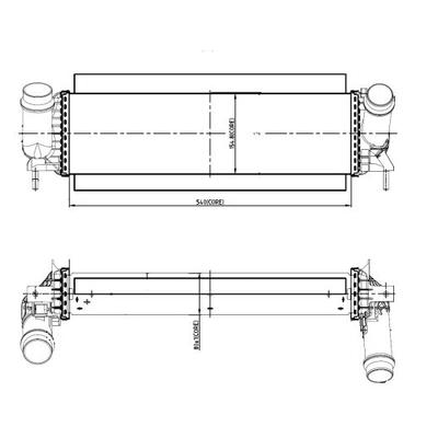 NRF Ladeluftkühler 309061 für RENAULT