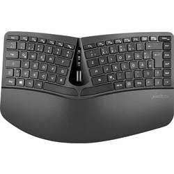 Perixx Ergonomisch Funk Tastatur, Maus-Set Ergonomisch Deutsch, QWERTZ Schwarz PERIDUO-606 A DE B