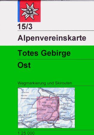 Oesterreichischer Alpenverein - Totes Gebirge, Ost: Topographische Karte 1:25.000 mit Wegmarkierungen und Skirouten - Preis vom 09.10.2026 07:28:09 h