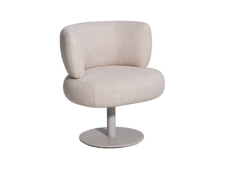 Hochwertiger, drehbarer Outdoor Gartenstuhl „Mason“ Beige Alpine Richmond Interiors