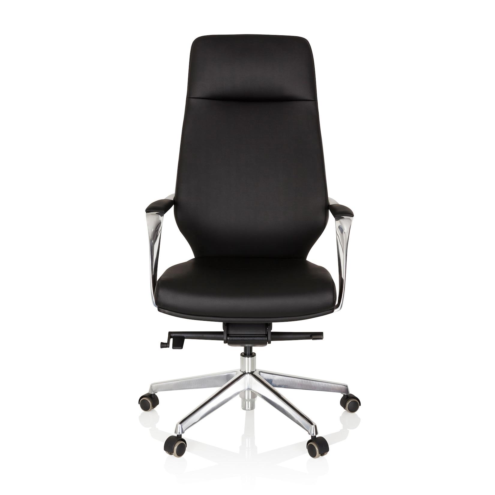 hjh OFFICE Profi Chefsessel VELVET Kunstleder mit Armlehnen