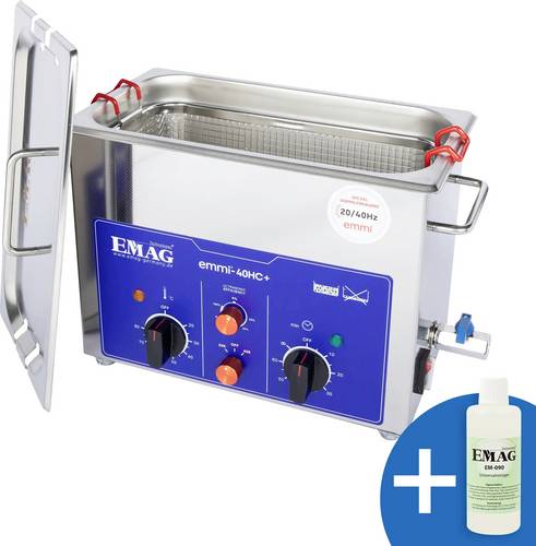 Emag Emmi-40HC Plus Ultraschallreiniger Universal 240W 4.5l mit Heizung