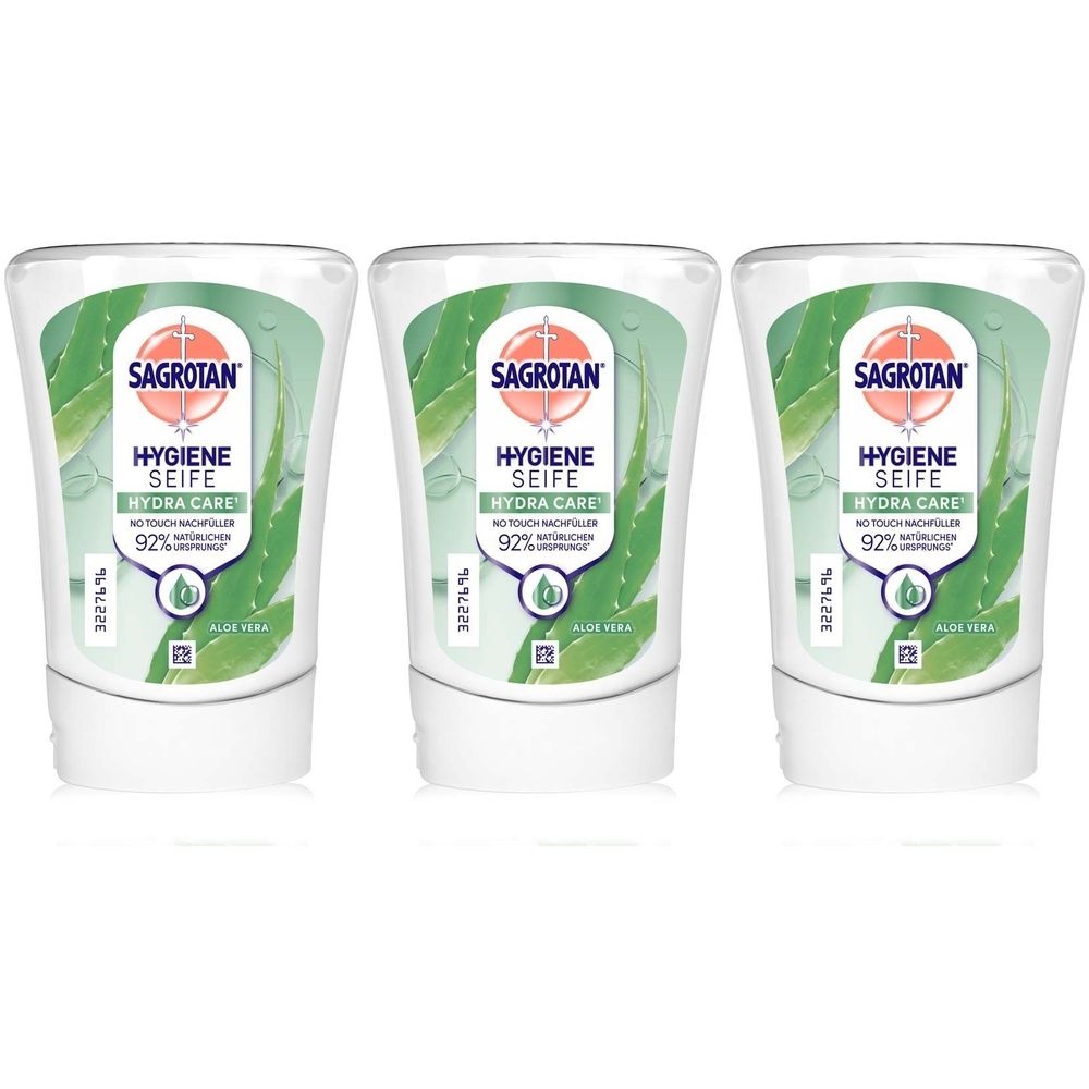 Sagrotan No-Touch Nachfüller Aloe Vera Handseife x3 3x250 ml Flüssigseife