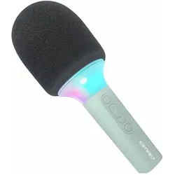 Kidywolf Mikrofon Bluetooth mit Licht grün