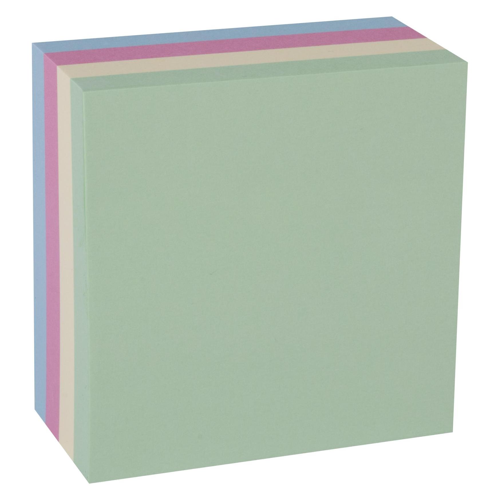 Apli Haftnotizen Funny Notes 4er Set pastellfarben assortiert 75x75mm 400 Blatt (75 x 75 mm) (10972)