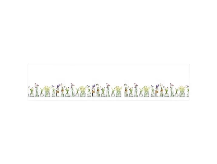 Fani Küchenrückwand Smart - Glas, Grün, Weiß, Metall, Kunststoff, Kräuter, 240x53.7x0.6 cm, mit Dekor, Spritzschutz, individuell zuschneidbar, Echtglas-Optik, eventuelle Anpassungen vor Ort nötig, Küchen, Küchenausstattung, Küchenrückwände