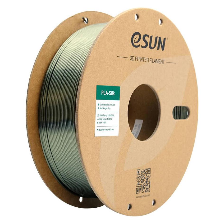 eSUN EPLA-SILK 1,75mm BRONZE 1kg 3D FILAMENT (PLA, 1000 g, 1.75 mm) (EPLA-SILK-P175BR1)
