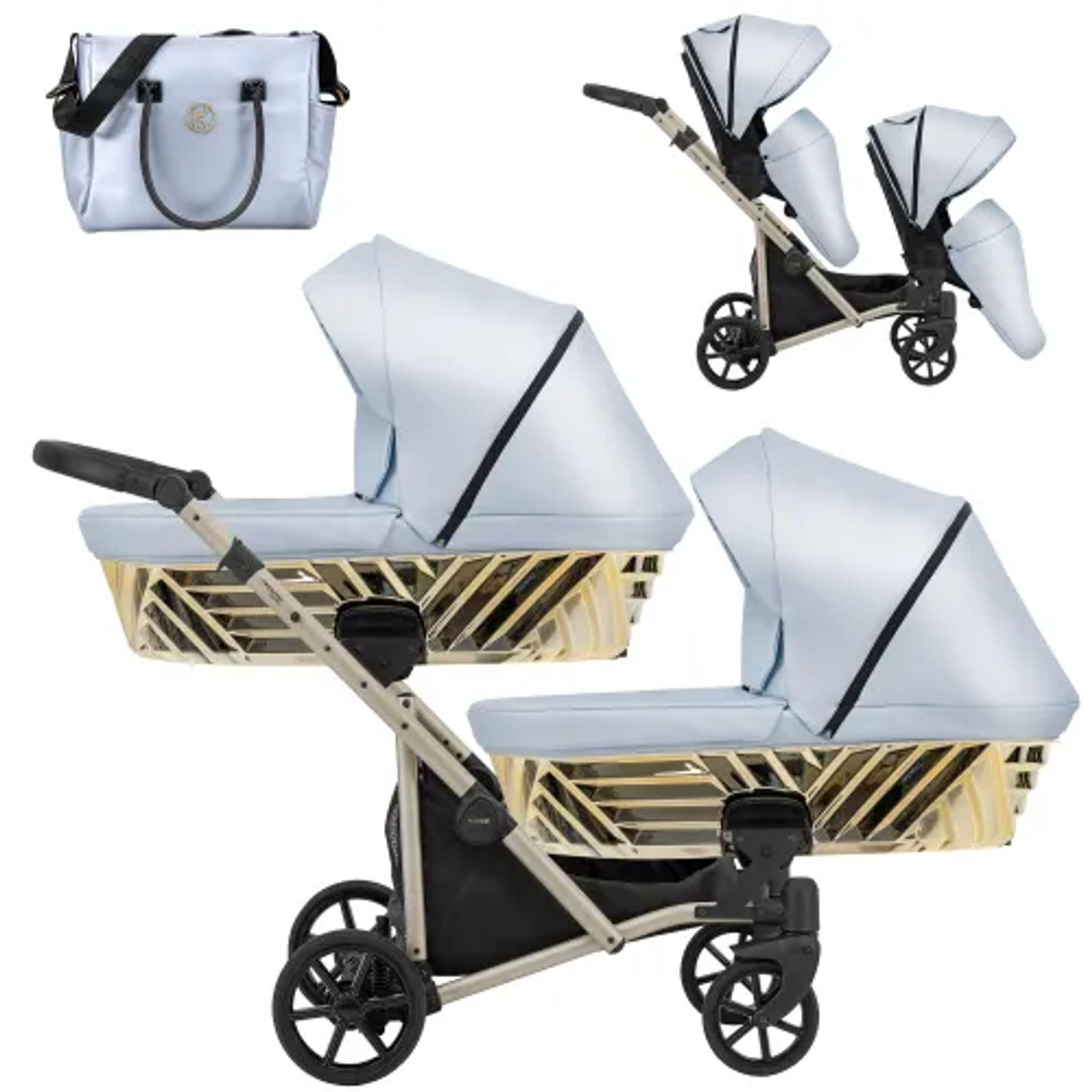 Kunert Ivento DUO GLAM 2in1 - Premium-Zwillingswagen - Farbe: IVE-20 Eco...
