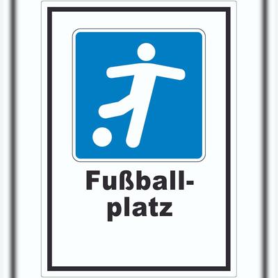 HB-Druck Fußballplatz Aufkleber A2 (420x594mm)