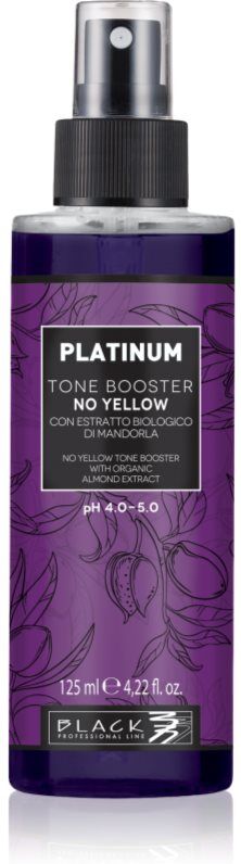 Black Professional Line Line Platinum Absolute No Yellow Booster Leave-in Spray neutralising yellow tones 125 ml