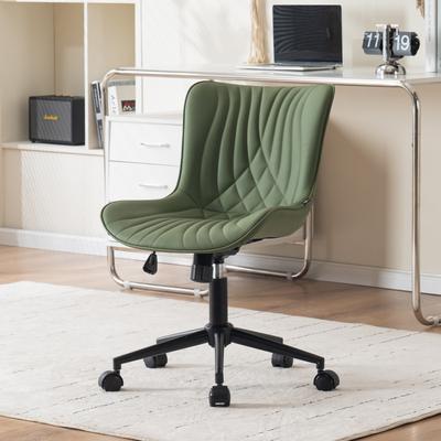 YOUNIKE Armless Office Chair Swivel Home Office Desk Chairs with Wheels