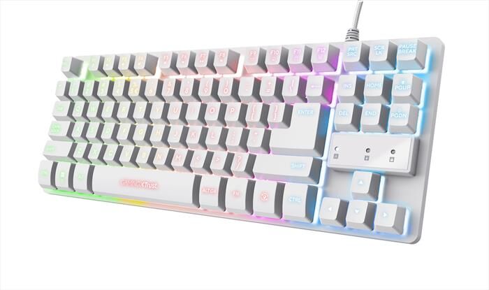 Trust Tastiera Gxt833w Thado Tkl-white