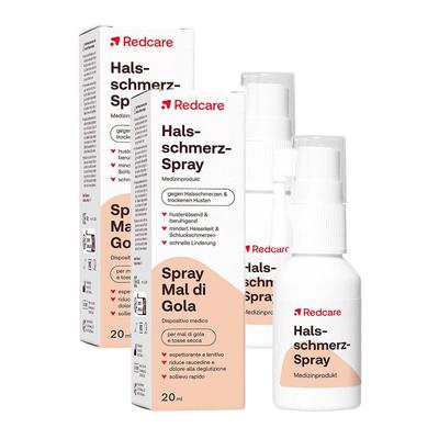 Redcare Halsschmerz-Spray x2 2x20 ml Spray