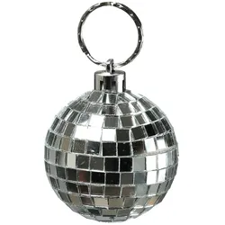 SATISFIRE Spiegelkugel 5cm Mini Discokugel coole Party Disko Deko silber