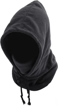 Uplift Curations ThermaShield Knit Balaclava Hood Windproof Winter Face Mask For Motorcycle & Outdoor Riding gray