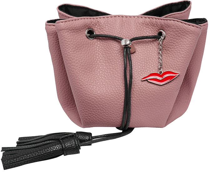 Donna May London Mini Lay Flat Makeup Bag Nude